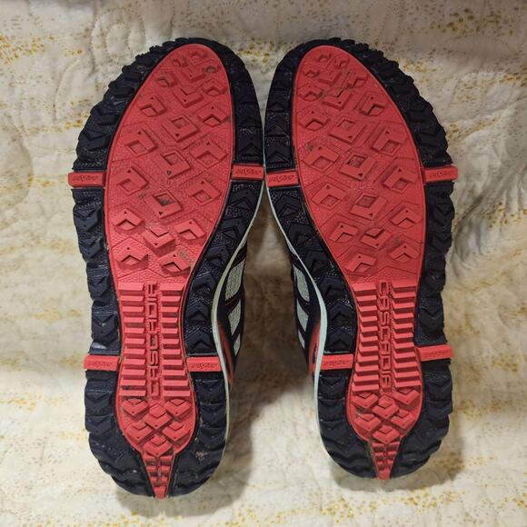 Brooks Cascadia 9 Women's Size 9 B (Medium) Running Shoes Teal Red Blue - Picture 5 of 8